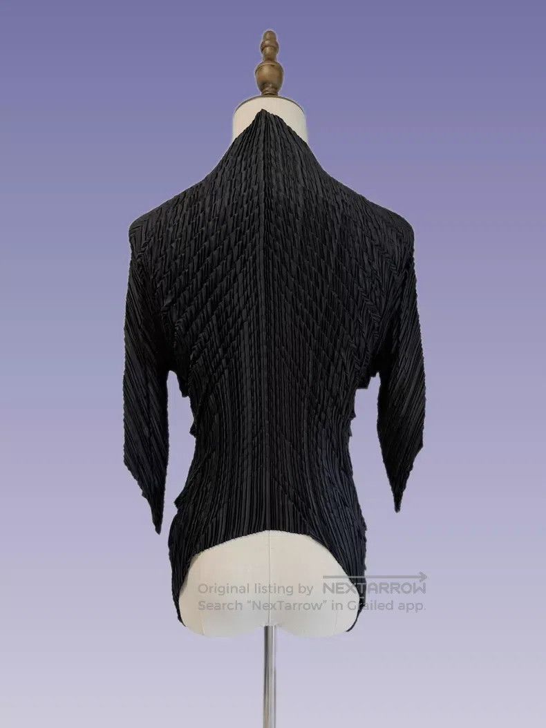 Issey Miyake Issey Miyake Main Line Irregular Ruched Top Size M / US 6-8 / IT 42-44 - 3 Thumbnail