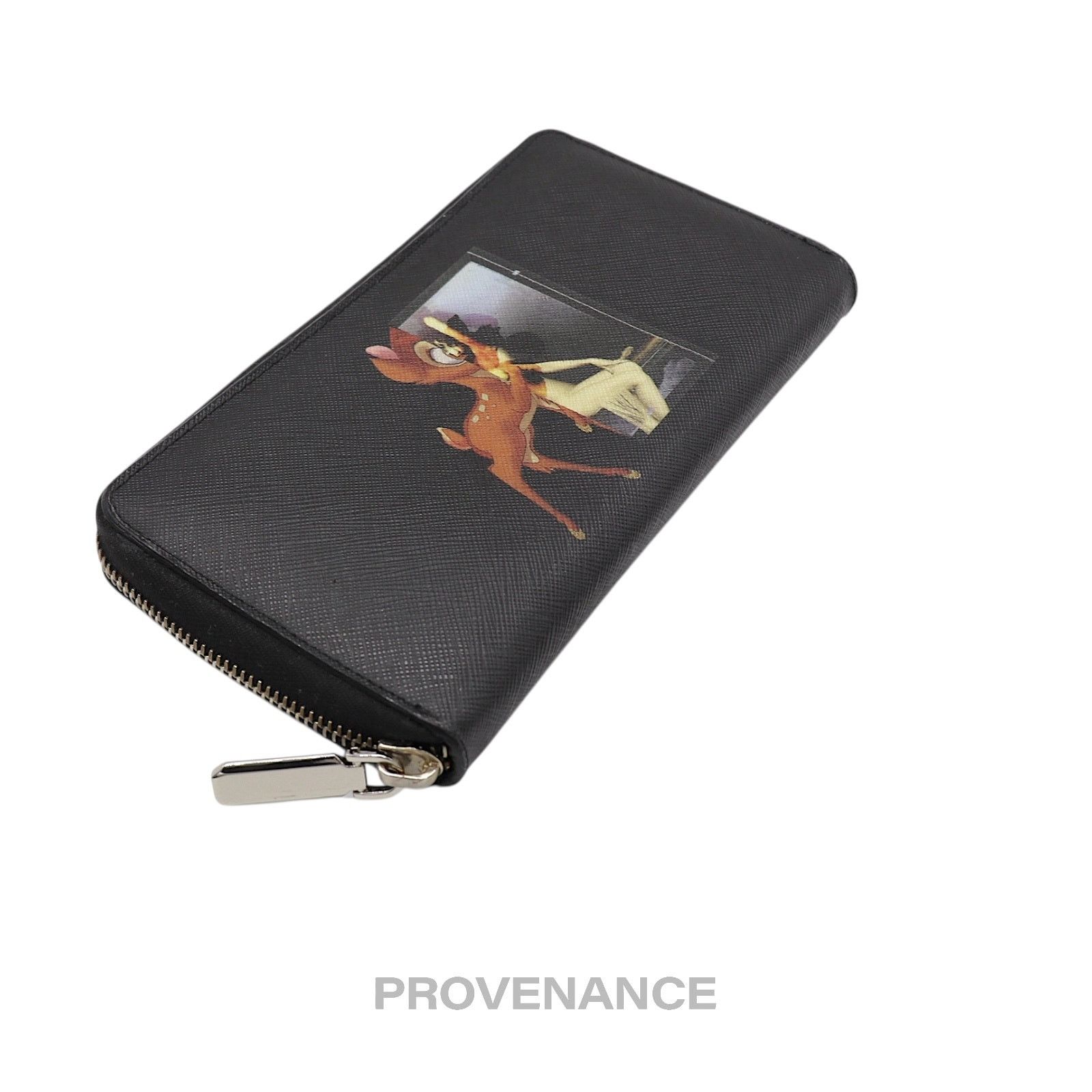 Givenchy 🔴 Givenchy x Disney Zip Long Wallet - Bambi Black Size ONE SIZE - 4 Thumbnail