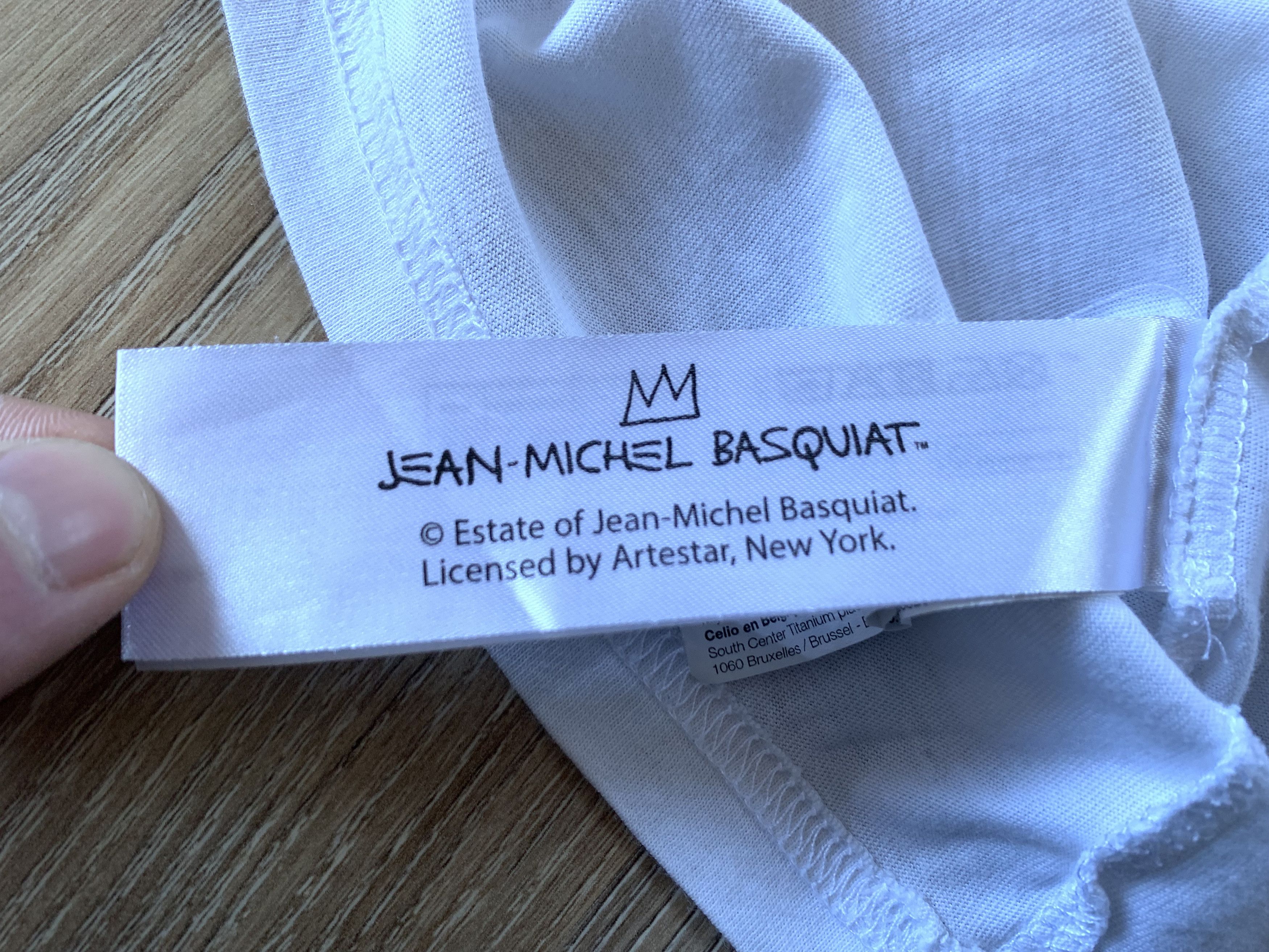 Jean-Michel Basquiat Vintage Jean Michel Basquiat White Printed T-Shirt Size US M / EU 48-50 / 2 - 7 Thumbnail