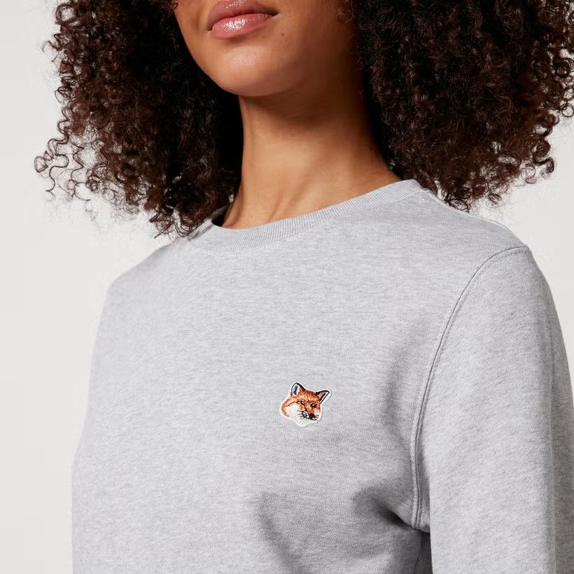 Maison Kitsune o1s22i1n0724 Crewneck Sweatshirt in Grey Size M / US 6-8 / IT 42-44 - 4 Thumbnail