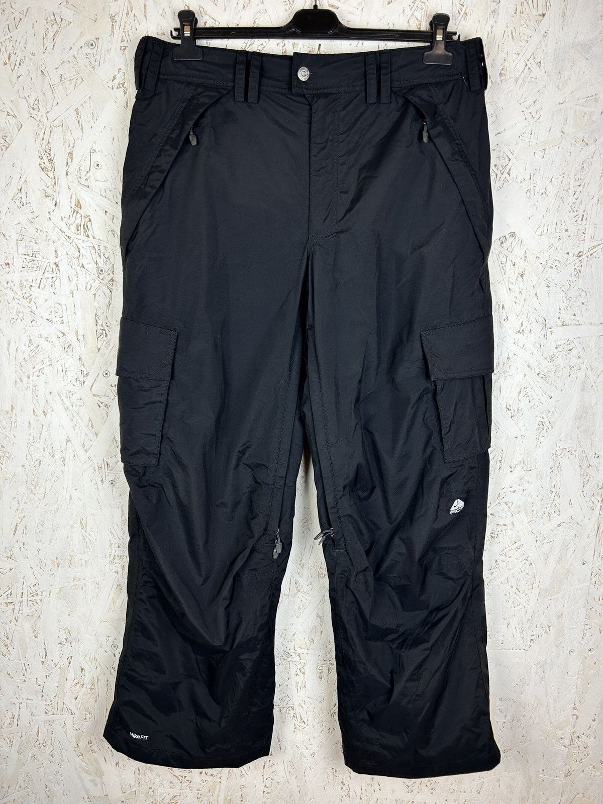 Nike ACG 00s Vintage Nike ACG 2007 Skiwear Pants Trousers Black L Size US 34 / EU 50 - 1 Thumbnail