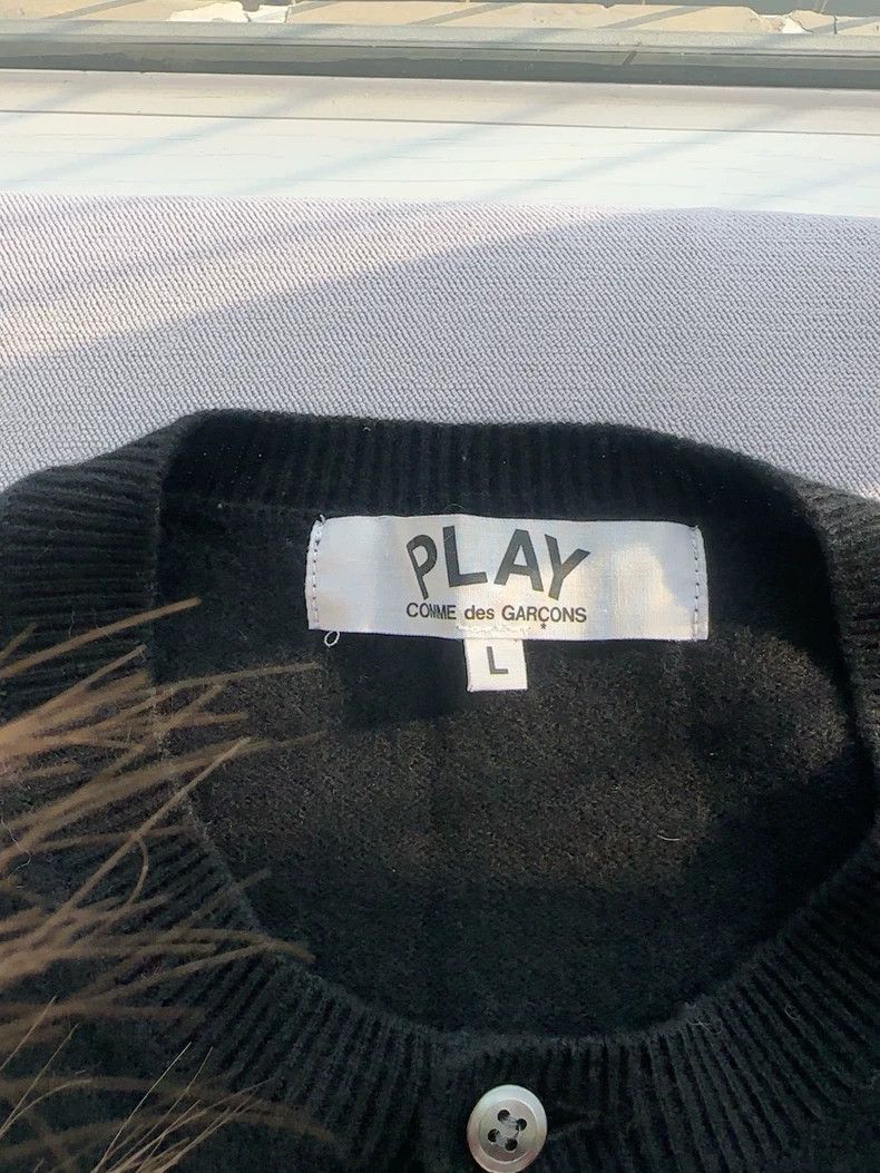 Comme des Garcons Comme Des Garcons Love Wool Knitted Cardigan Size L / US 10 / IT 46 - 2 Thumbnail