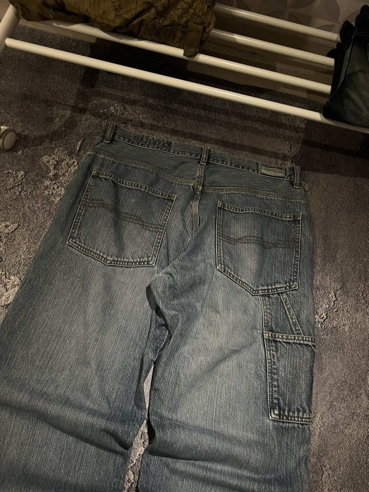 Vintage Washed Vintage Workwear Carpenter Jean Retro Style 90s Size US 35 - 3 Thumbnail
