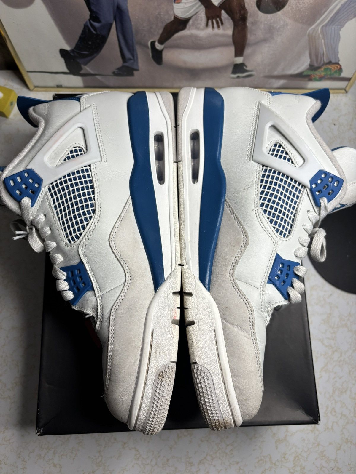 Jordan Brand Jordan Retro 4 ‘Military Blue’ Size US 13 / EU 46 - 3 Thumbnail