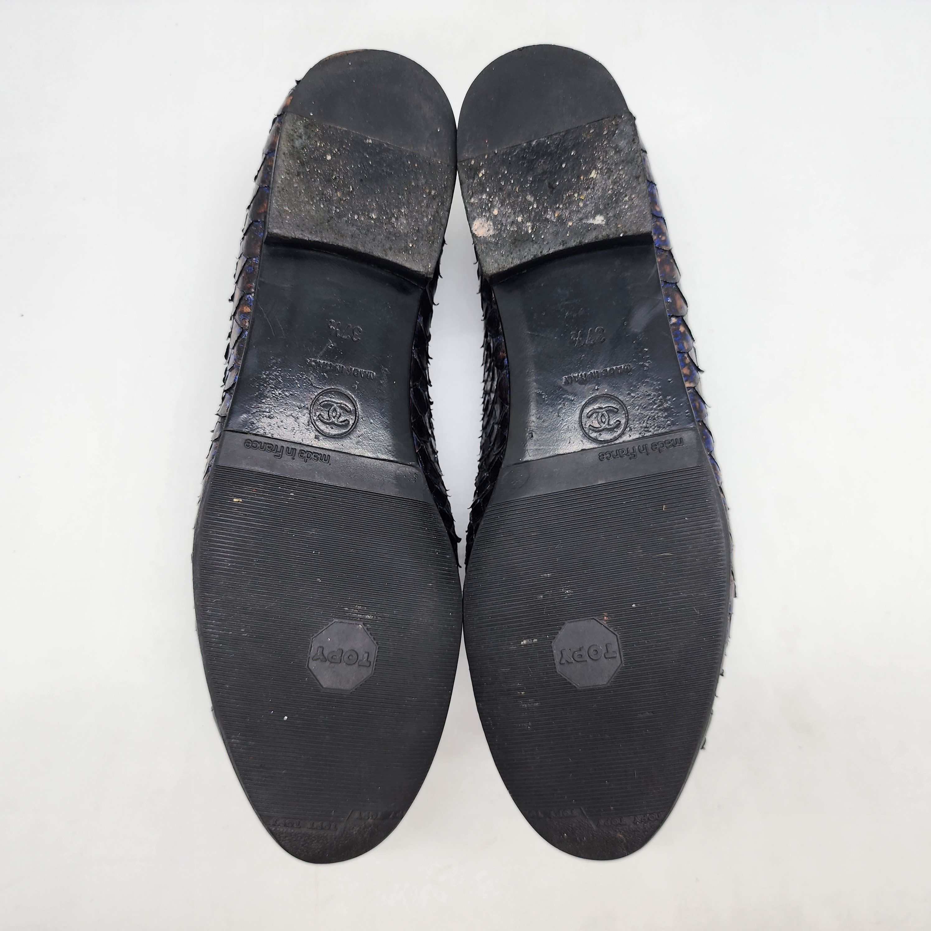 Chanel Chanel - Phyton Leather Ballerina Flats Size US 7.5 / IT 37.5 - 8 Thumbnail