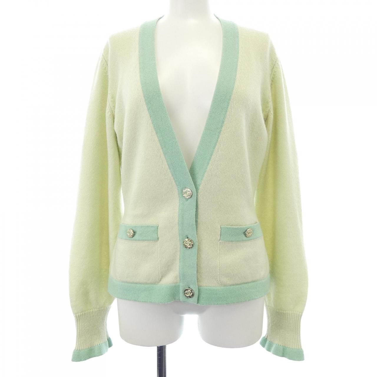 Chanel Chanel P75050K10747 100% Cashmere Cardigan Others Tops P75050K10747 DUTY FREE for USA