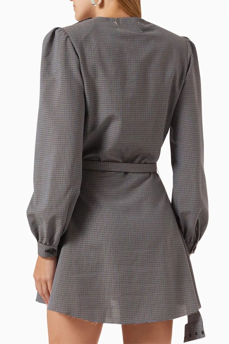 Maison Margiela o1y0625 Mini Dress in Gray/Black Size S / US 4 / IT 40 - 3 Thumbnail