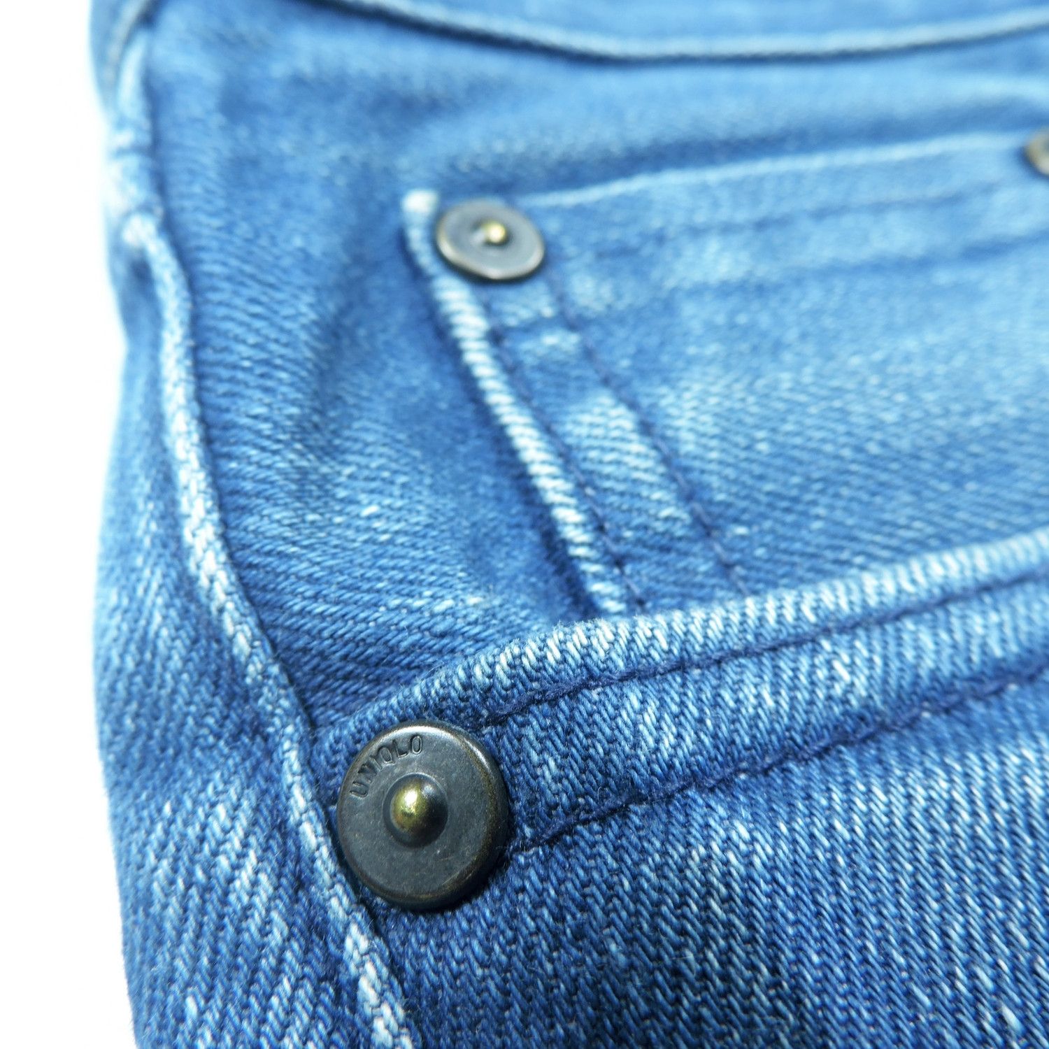 Kaihara Denim UNIQLO BY KAIHARA SLIM STRAIGHT LOW SELVEDGE DENIM Size US 29 - 12 Thumbnail