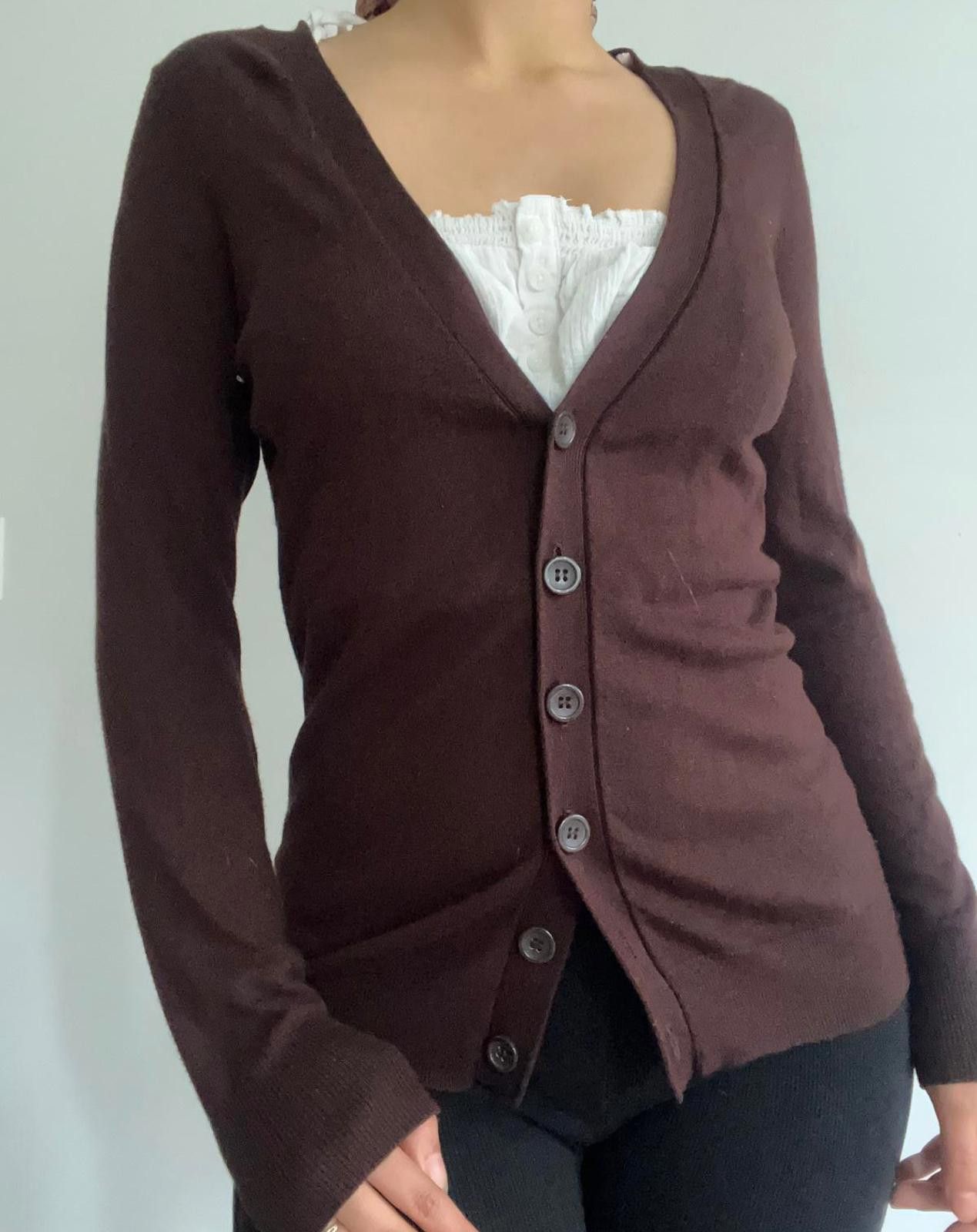 Other Women’s brown button up cardigan Size M / US 6-8 / IT 42-44 - 1 Thumbnail