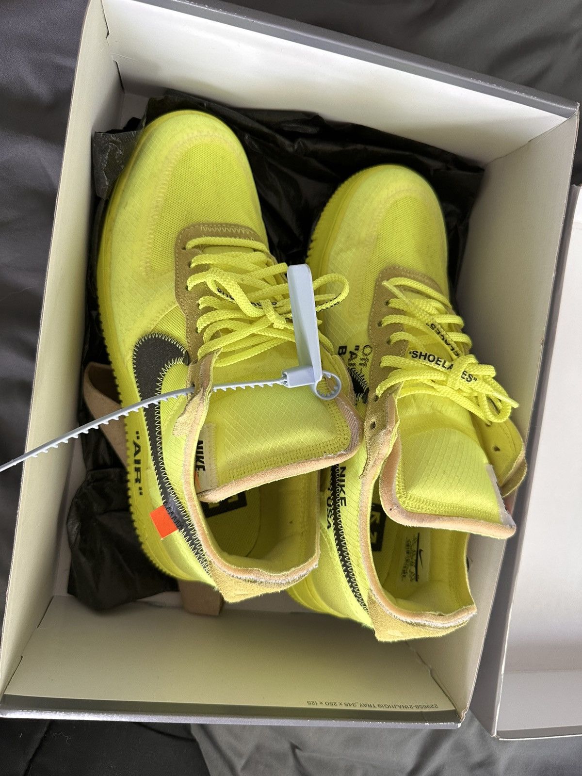 Nike × Off-White Air Force One Off-White Volt Size US 9.5 / EU 42-43 - 10 Thumbnail