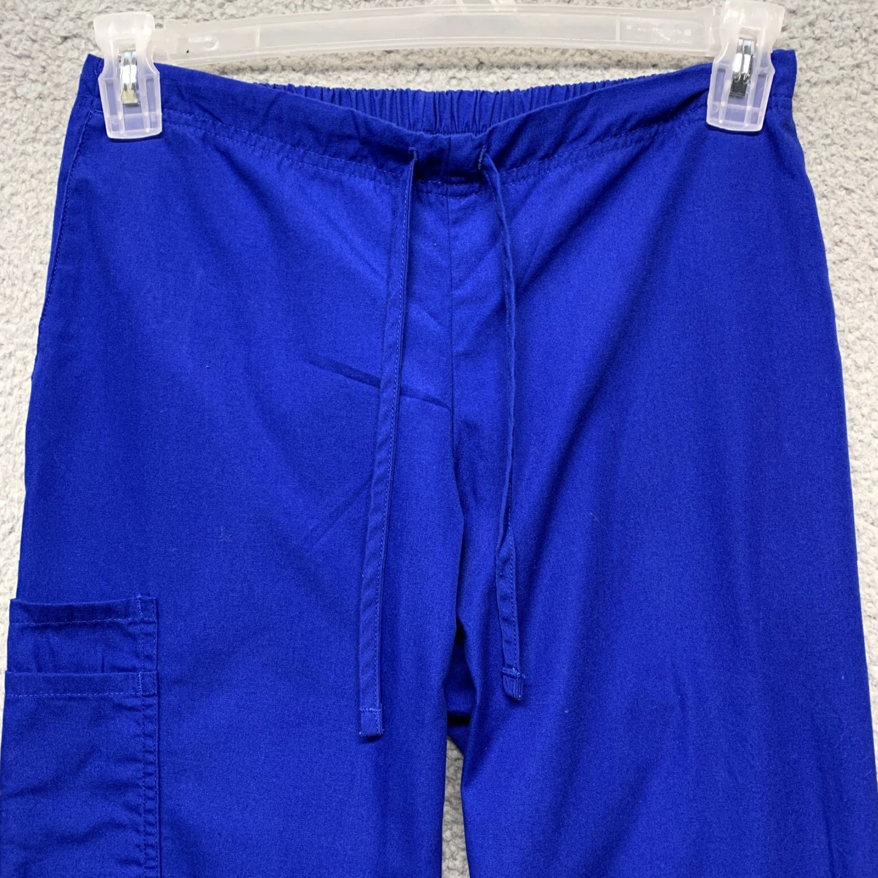 Vintage SB Scrubs Pant Unisex XS Navy Blue Drawstring Uniform Adult Extra Small 000 Doctor Nurses Aide Size US 27 - 2 Thumbnail
