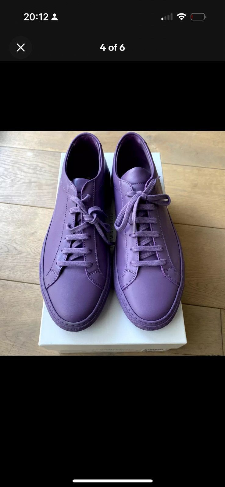 Common Projects Brand New Common Projects Achilles Low Purple EU42 US9 Grailed