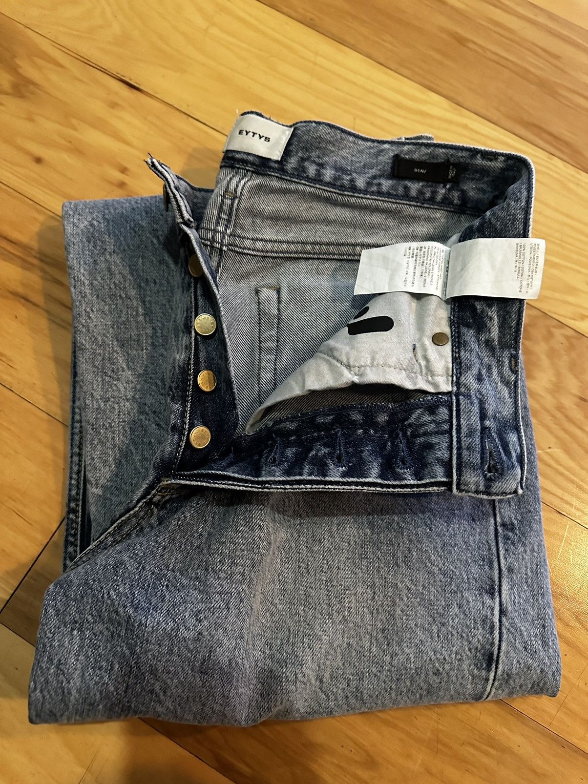 image of Eytys Blue Benz Jeans, Men's (Size 28)