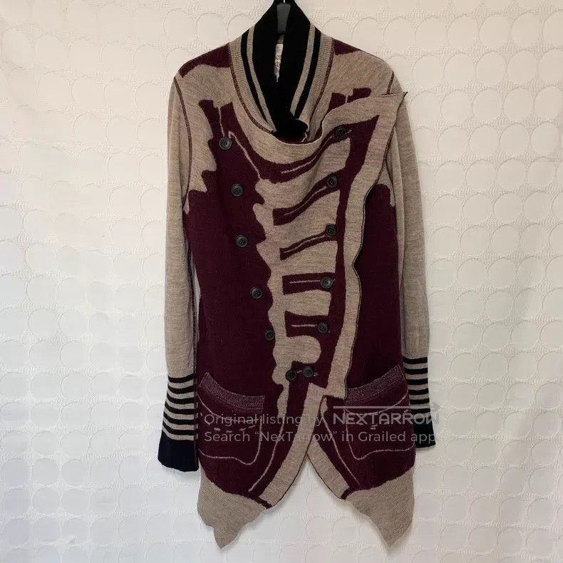 Vivienne Westwood Vivienne Westwood Napoleon Print Knit Cardigan Size M / US 6-8 / IT 42-44 - 5 Thumbnail