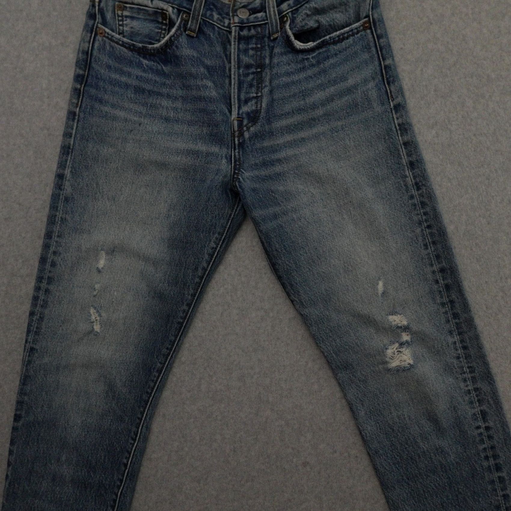 Levi's VINTAGE Levi's Jeans Women's 27 (27X27) White Oak Cone Denim Selvedge Distressed Zip Fly Jeans Size 27" / US 4 / IT 40 - 3 Thumbnail