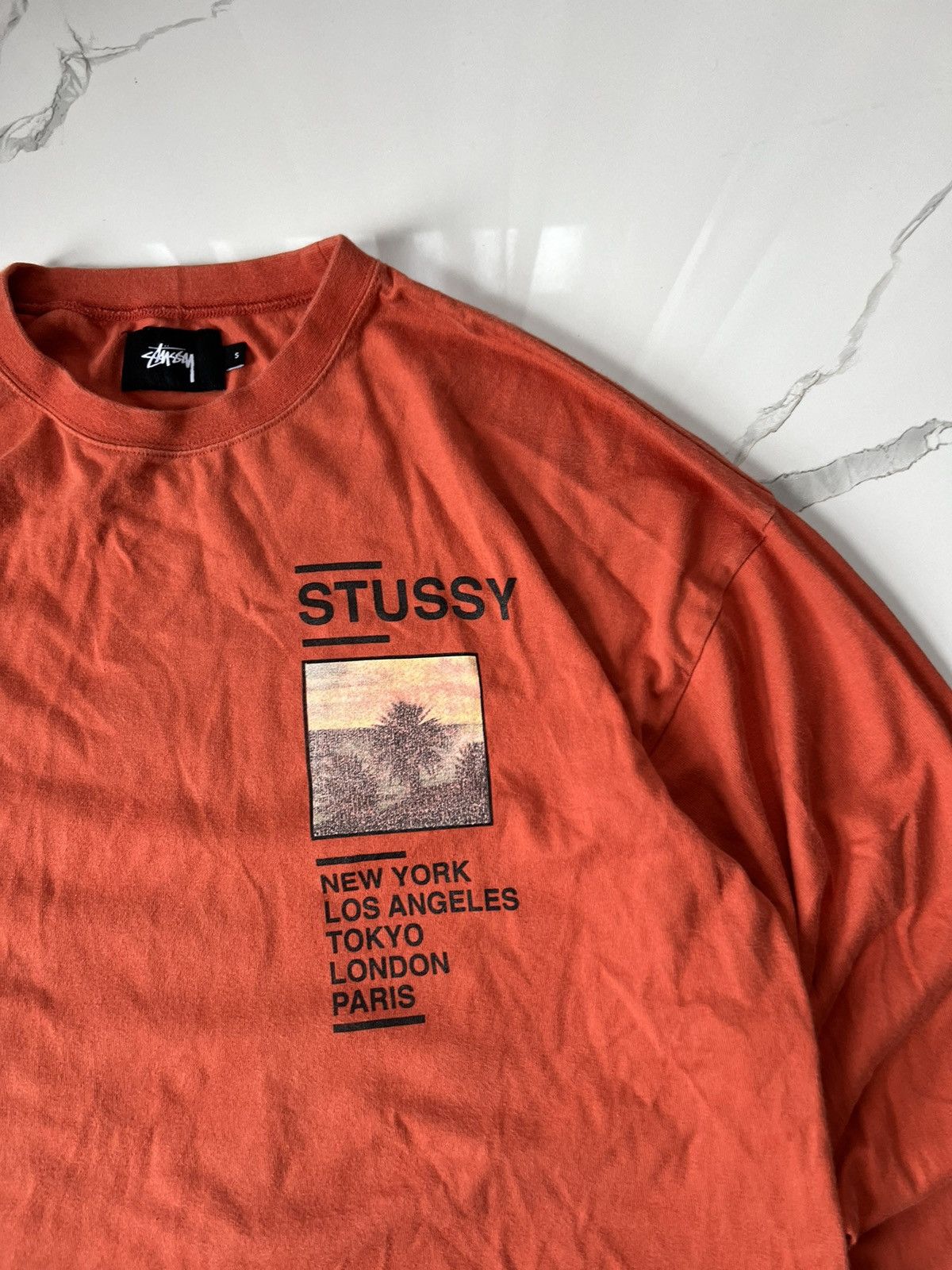 Stussy × Vintage 90's STUSSY RETRO BIG LOGO Y2K LONGSLEEVE SHIRT Size US M / EU 48-50 / 2 - 3 Thumbnail