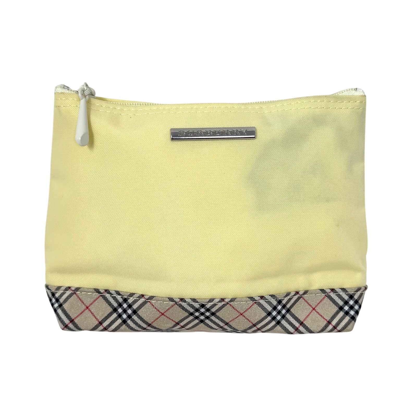 Burberry Burberry Yellow Zipper Pouch Size ONE SIZE - 1 Thumbnail