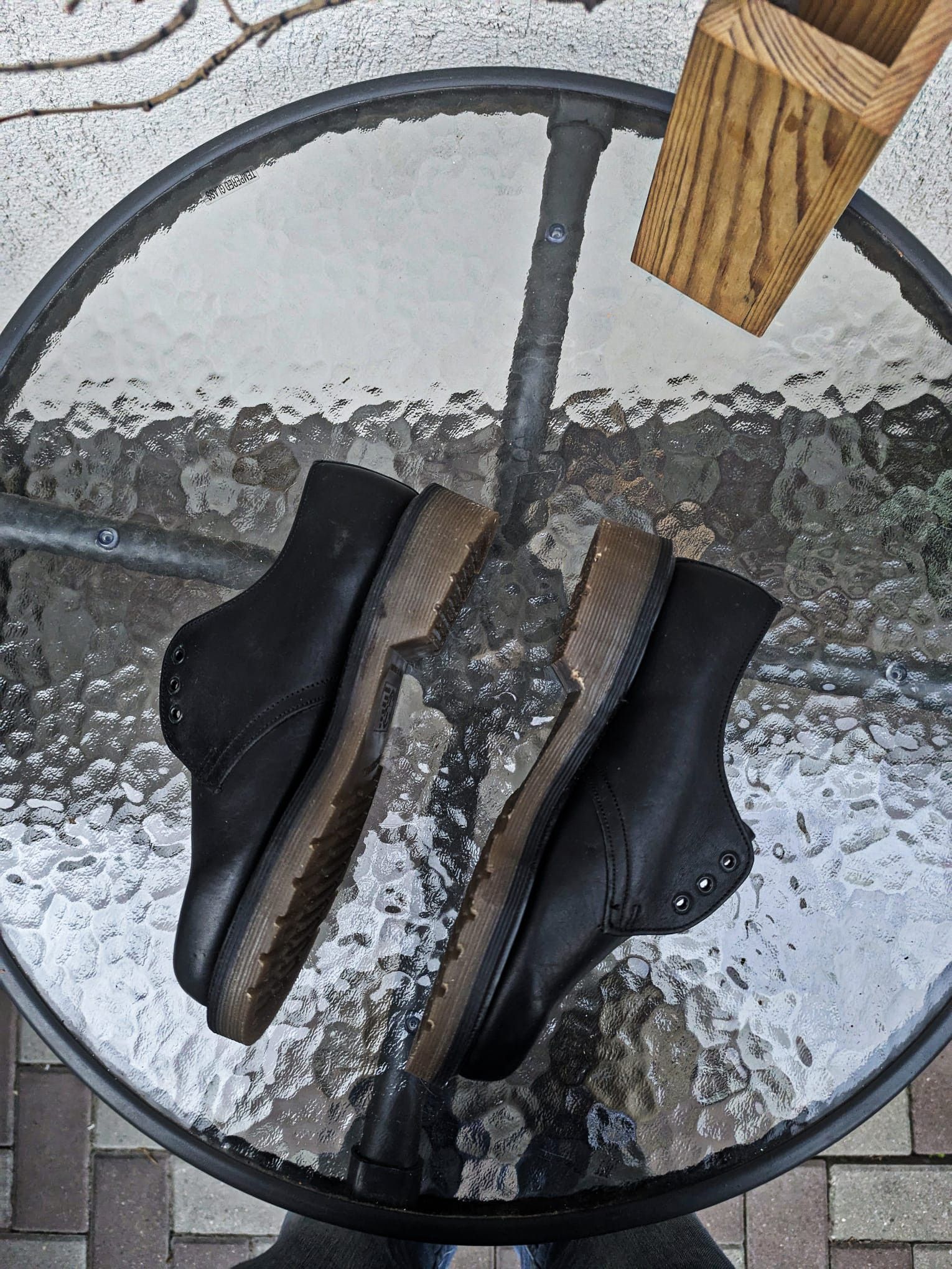 Dr. Martens × Vintage dr martens black leather shoes made in england vintage Size US 5.5 / IT 35.5 - 3 Thumbnail