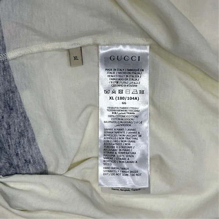 Gucci Gucci Gucci Color Block Logo Print T-Shirt -2506 Size US XL / EU 56 / 4 - 4 Thumbnail