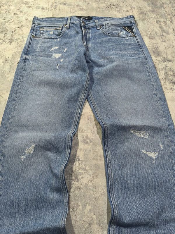 Hysteric Glamour vtg distressed replay repaired jeans steve jobs type western Size US 34 / EU 50 - 2 Thumbnail