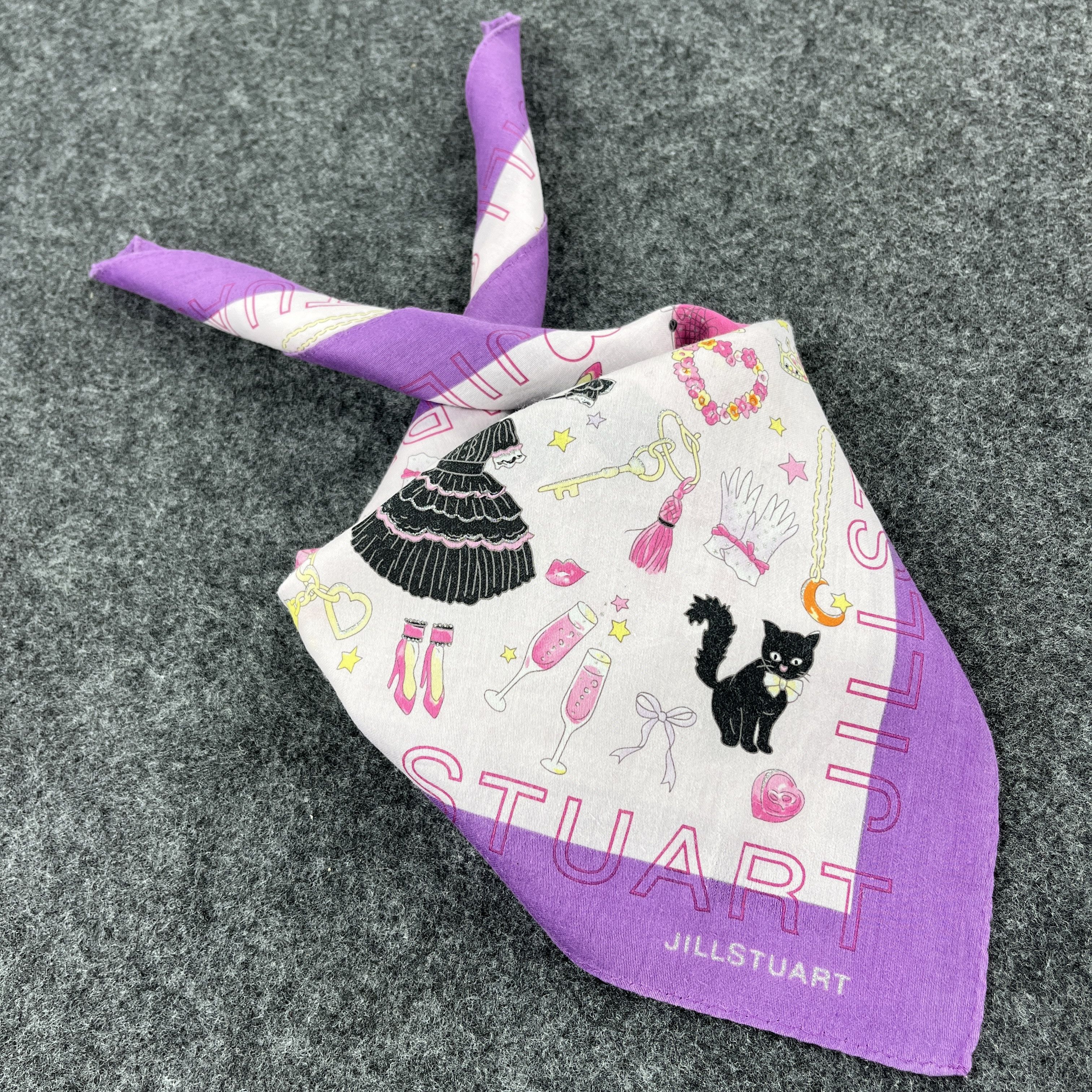 Jil Stuart × Vintage Jill Stuart Handkerchief / Bandana / Neckerchief B283 Size ONE SIZE - 10 Thumbnail