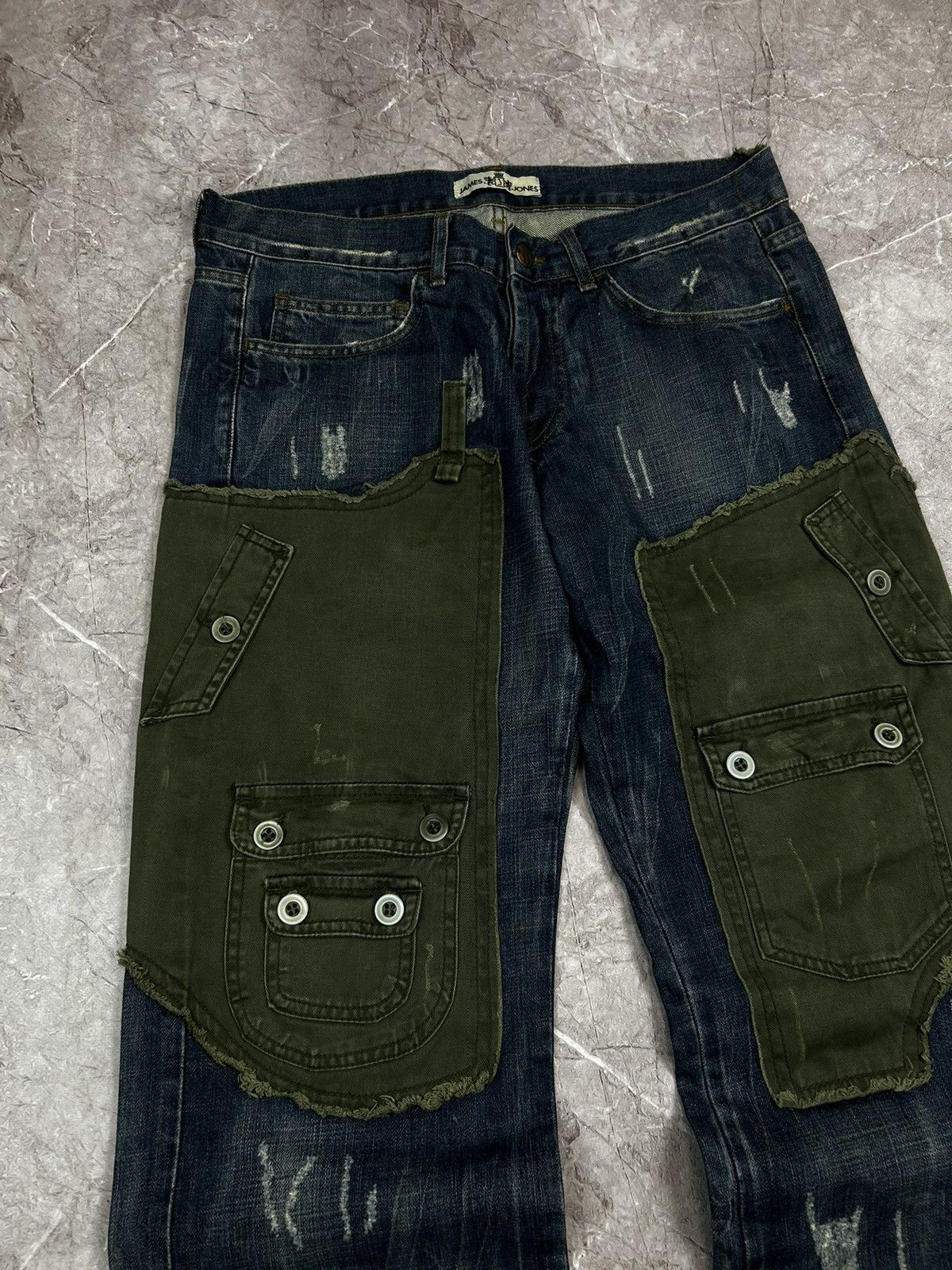 Japanese Brand × Vintage Custom Avant Garde Jeans Size US 34 / EU 50 - 3 Thumbnail