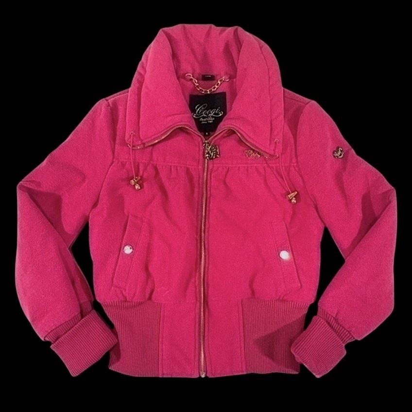 Coogi Coogi Pink Winter Jacket Puffer | Size S Size S / US 4 / IT 40 - 1 Thumbnail
