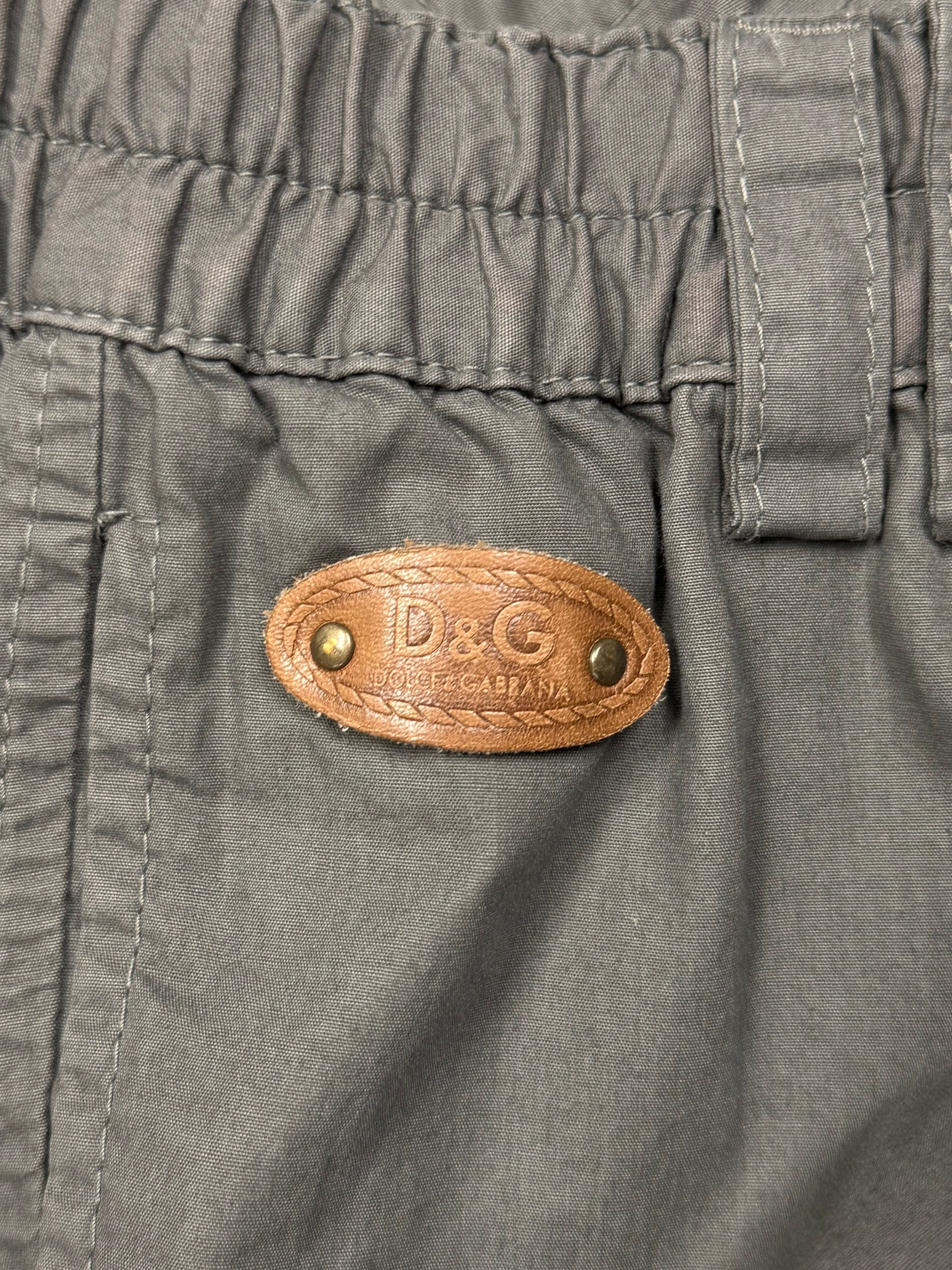 Dolce & Gabbana 2000s Dolce & Gabbana Military ‘Strap Closure’ Cargo Pants Size US 34 / EU 50 - 5 Thumbnail