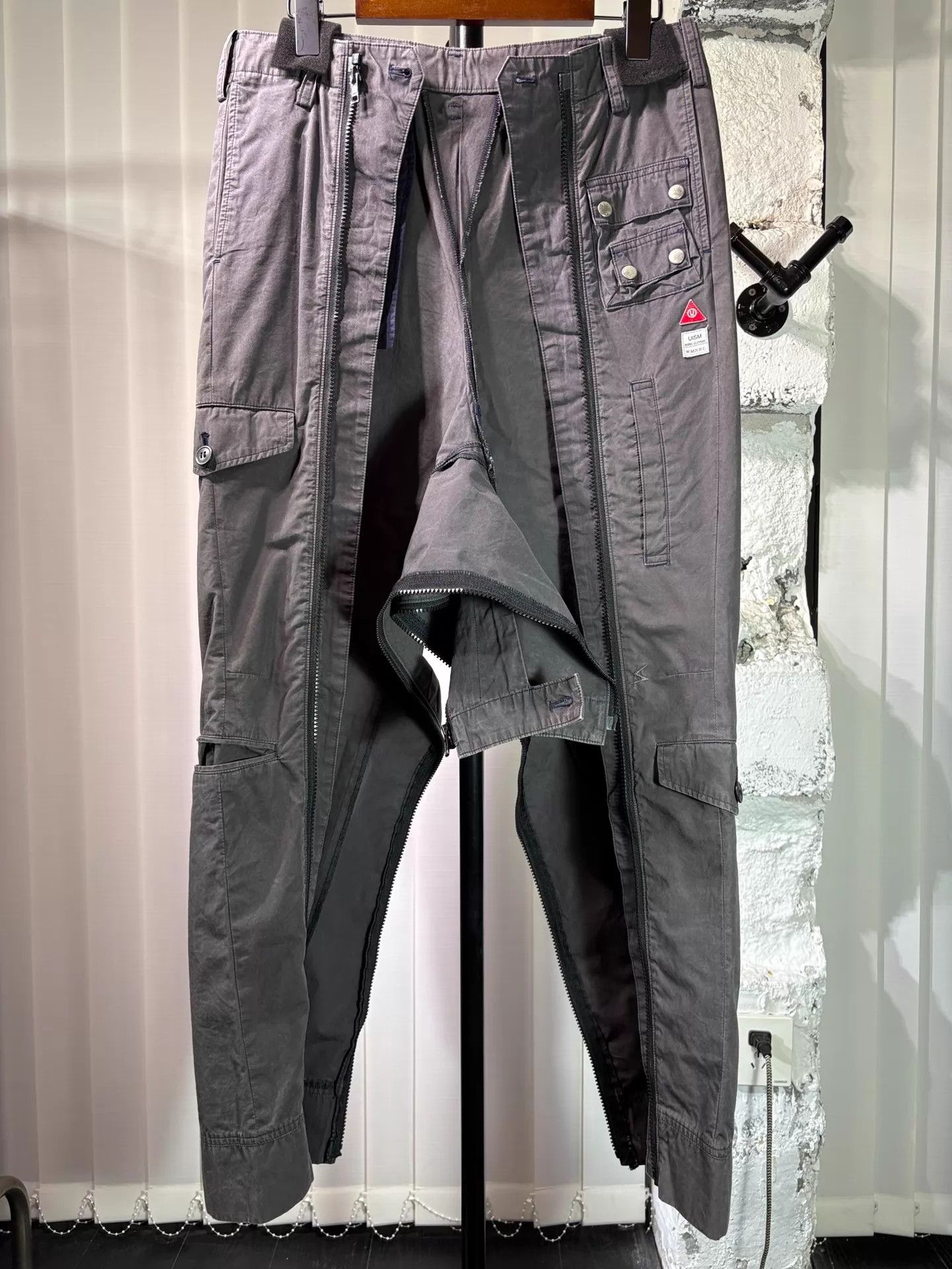 Undercover Undercover Undercoverism 09SS Long Zip Cargo Pants Size US 32 / EU 48 - 4 Thumbnail