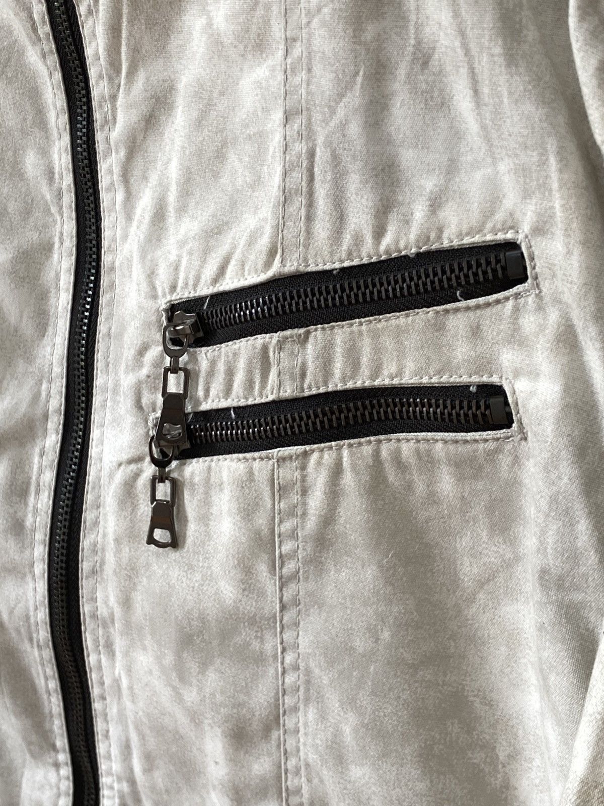 In The Attic Create Barefoot Bleach Zipper Jacket 🌫️ Size US M / EU 48-50 / 2 - 7 Thumbnail