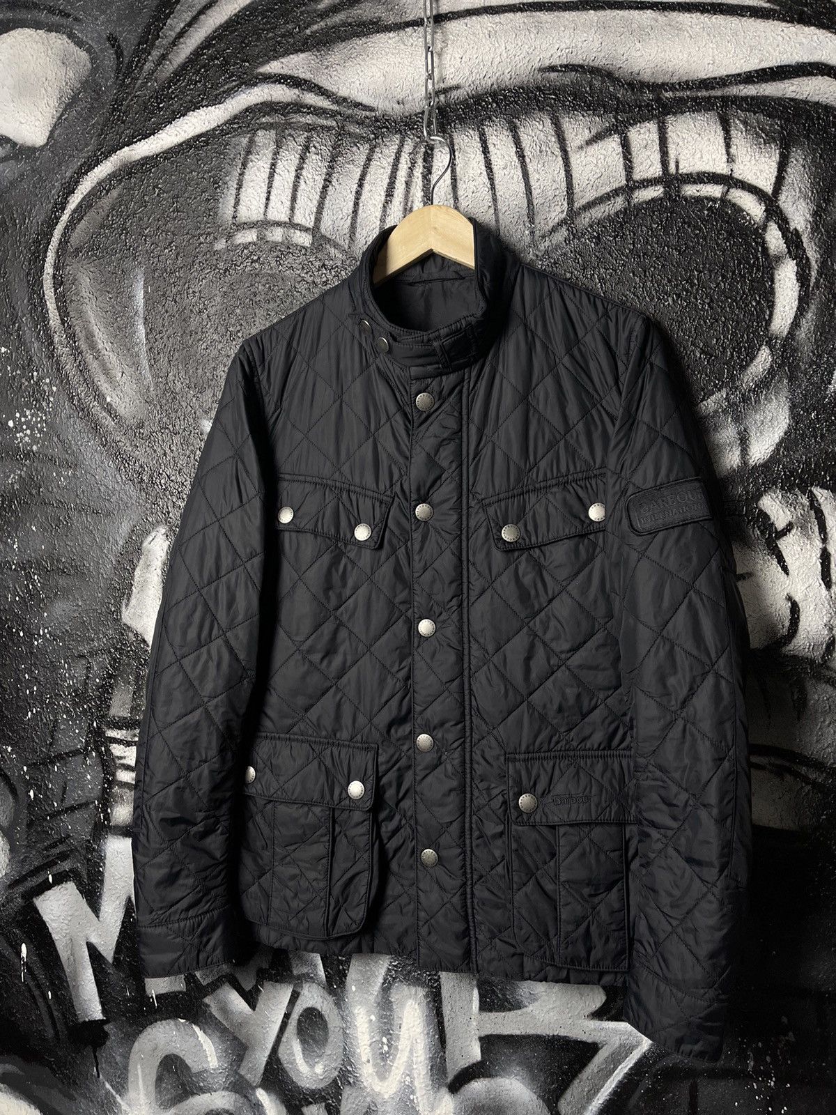 Barbour Barbour International Black Ariel Full Zip Jacket Size S Size US S / EU 44-46 / 1 - 2 Thumbnail