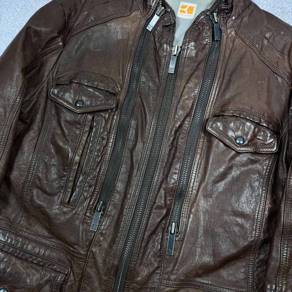 Hugo Boss Hugo Boss Joey-W Thermore Cow Leather Warm Jacket Size 48 Size US M / EU 48-50 / 2 - 7 Thumbnail