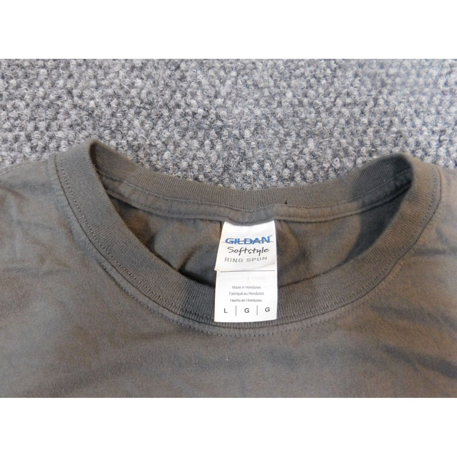 Gildan Gildan T-Shirt Mens L Gray 2017 Daytona Beach Bike Week Short Sleeve Crew Neck Graphic Classic Logo Size US L / EU 52-54 / 3 - 6 Thumbnail