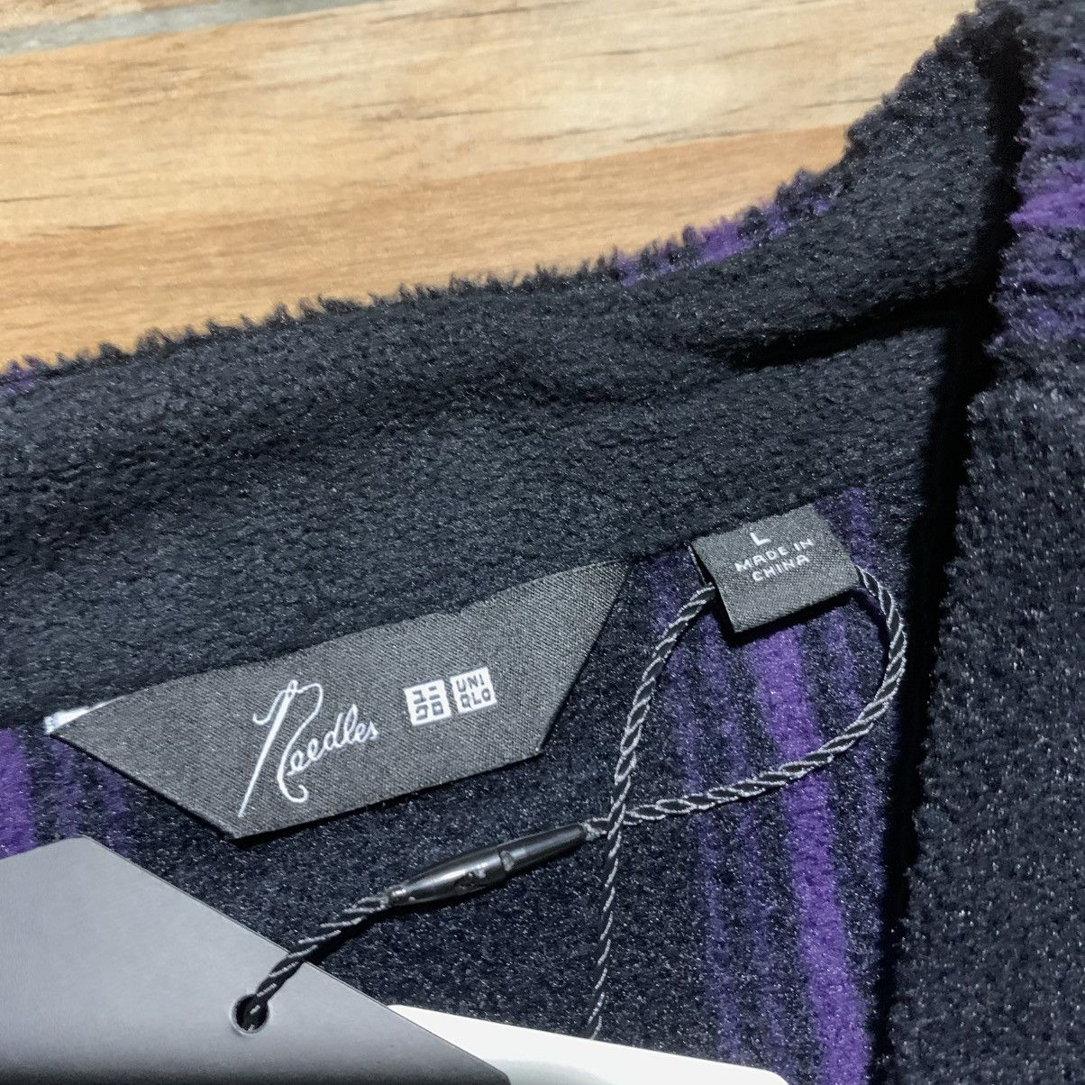Needles × Uniqlo Uniqlo x Needles Stripe Fleece Cardigan Size US L / EU 52-54 / 3 - 4 Thumbnail