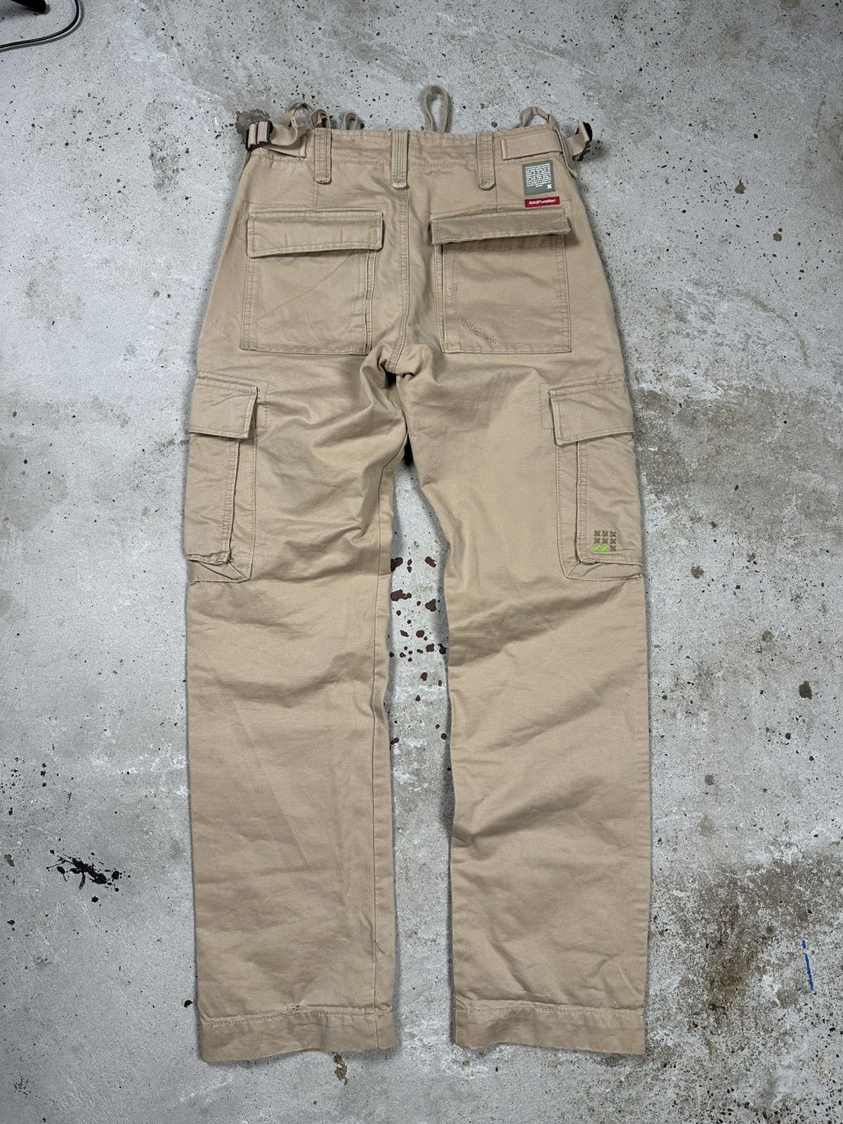 Ecko Unltd. × Vintage Vintage Y2K Ecko Unltd Function Beige Cargo Baggy Pants Size US 32 / EU 48 - 1 Thumbnail