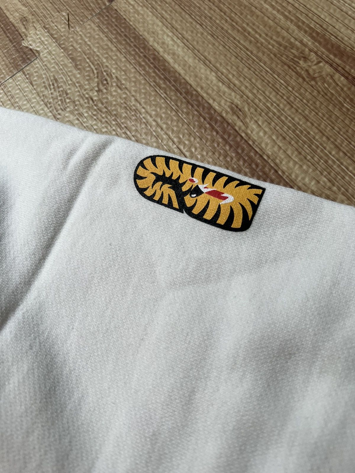 Bape NWT 2010 exclusive Tiger shark varsity hoodie orange Bape Size US M / EU 48-50 / 2 - 6 Thumbnail