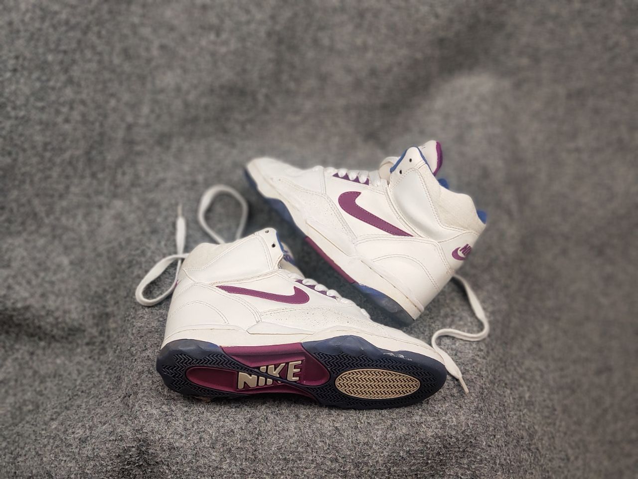 Nike Rare Vintage Original 90's Nike court flare Hi top sneakers Size US 8 / IT 38 - 2 Thumbnail