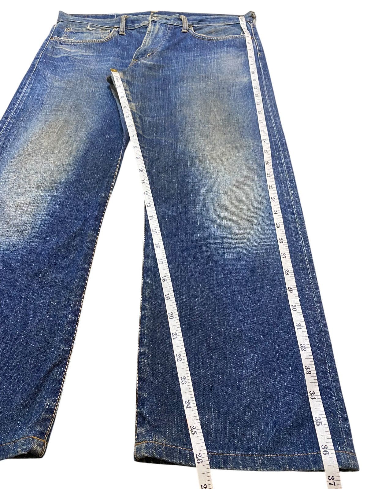 Edwin Vintage Edwin Japan Mud Wash Baggy Style Jeans Size US 36 / EU 52 - 12 Thumbnail
