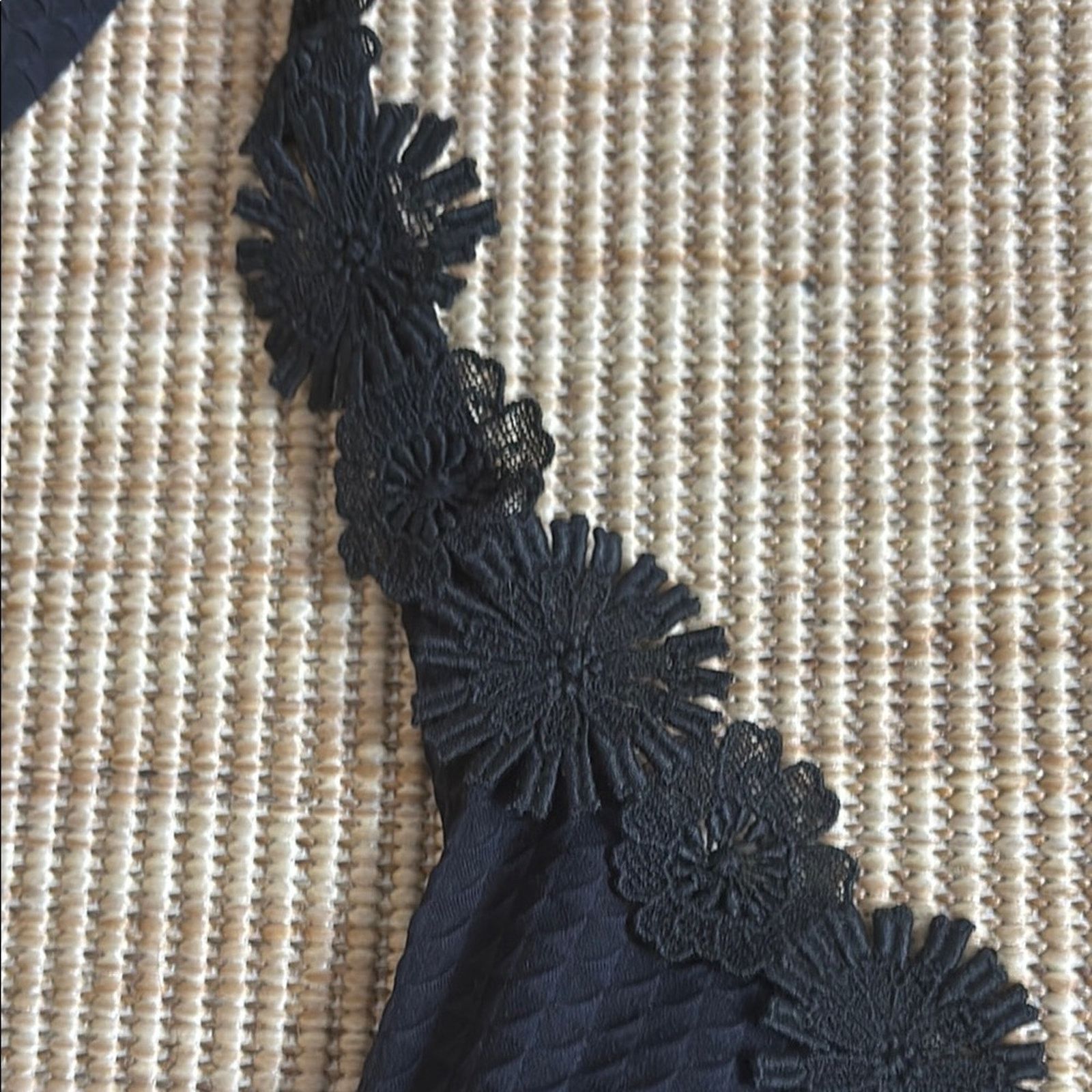 Blumarine NWT Blumarine Black Lace Trim One Piece Swimsuit Size M Size ONE SIZE - 2 Thumbnail