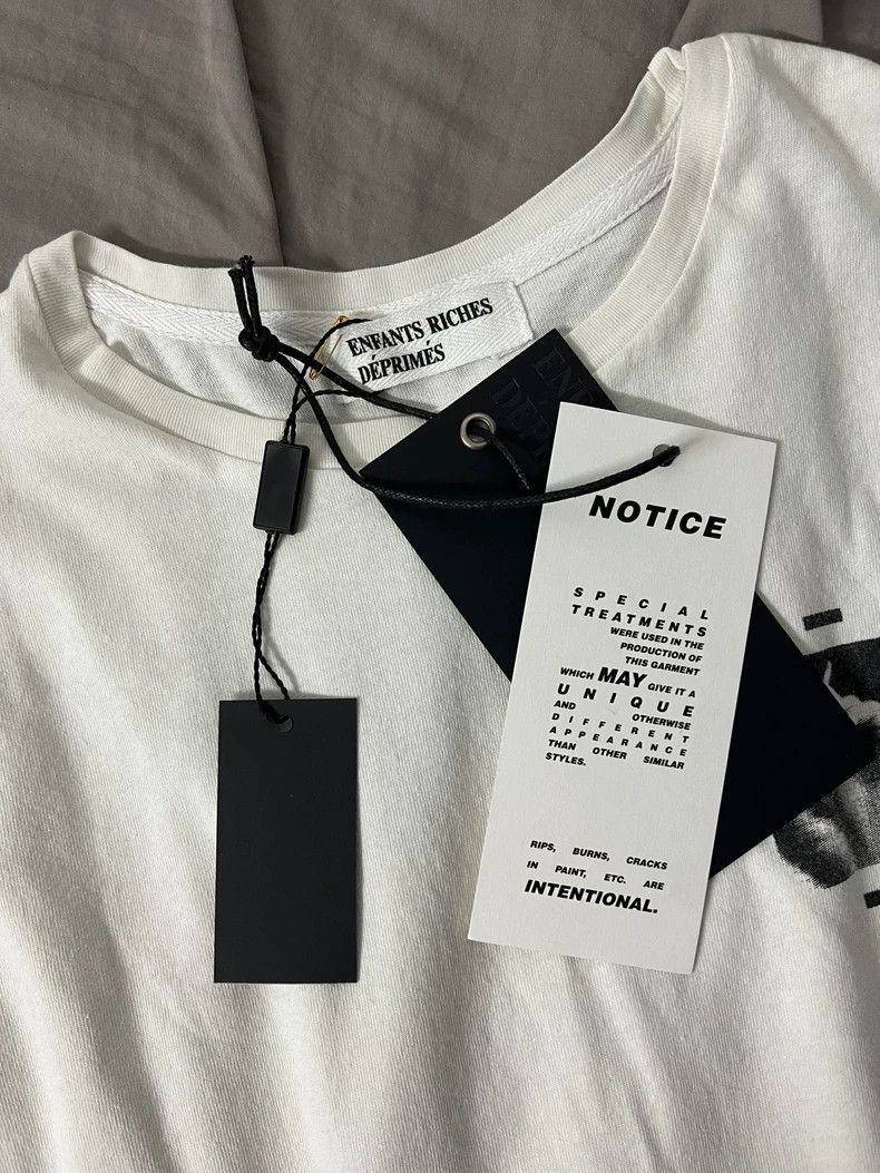 Enfants Riches Deprimes Enfants Riches Déprimés White T-Shirt-2506 Size US M / EU 48-50 / 2 - 1 Thumbnail