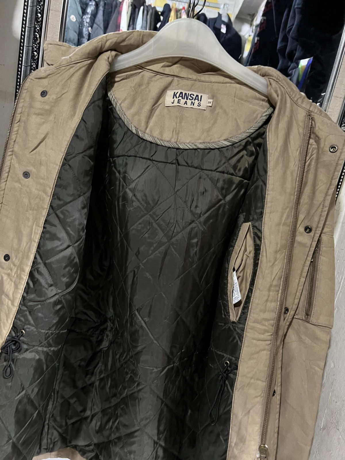 Kansai Yamamoto Kansai Jeans by Kansai Yamamoto Canvas Puffer Fur Parkas Size US M / EU 48-50 / 2 - 4 Thumbnail