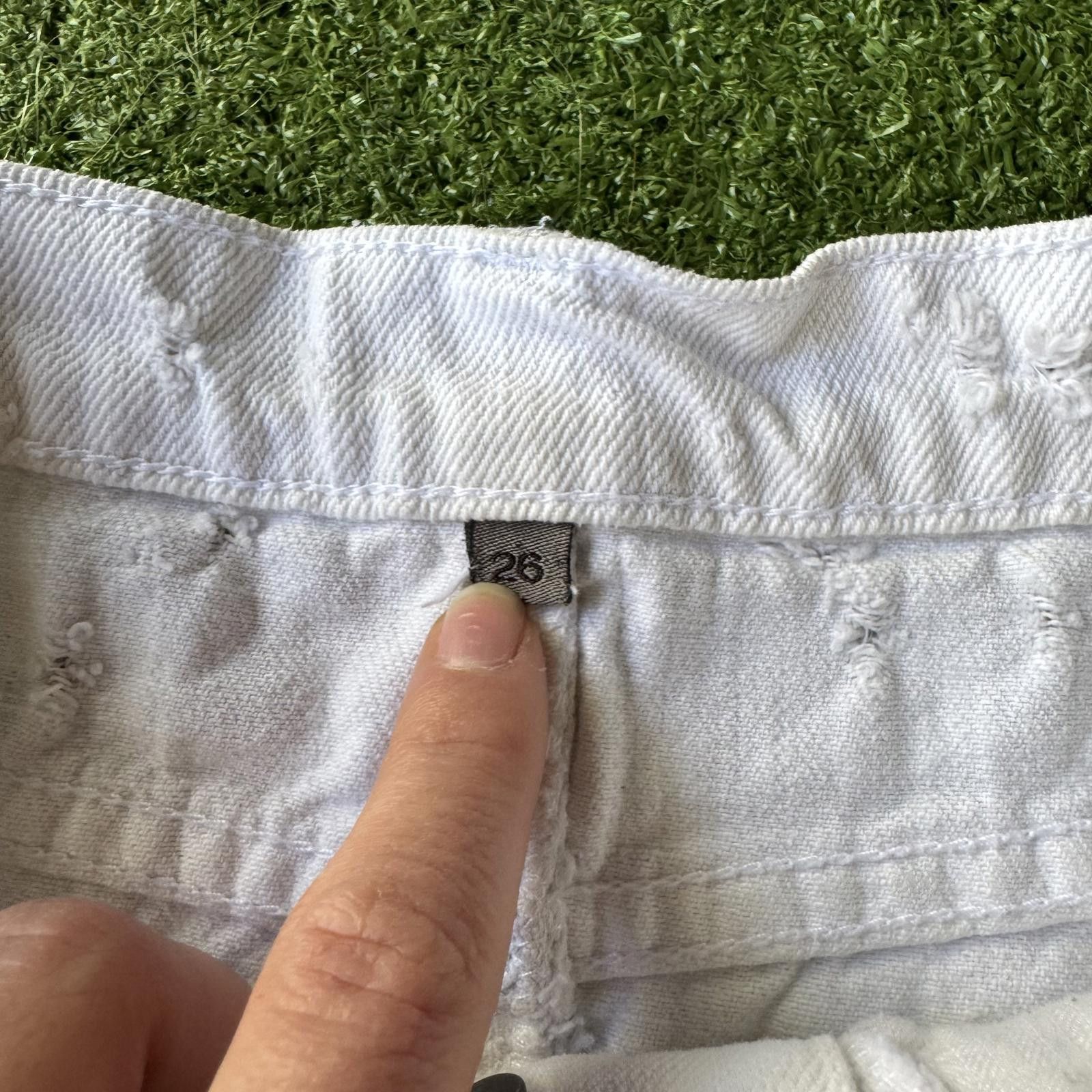 Carhartt Carmar Distressed Denim Mini Skirt Size ONE SIZE - 2 Thumbnail