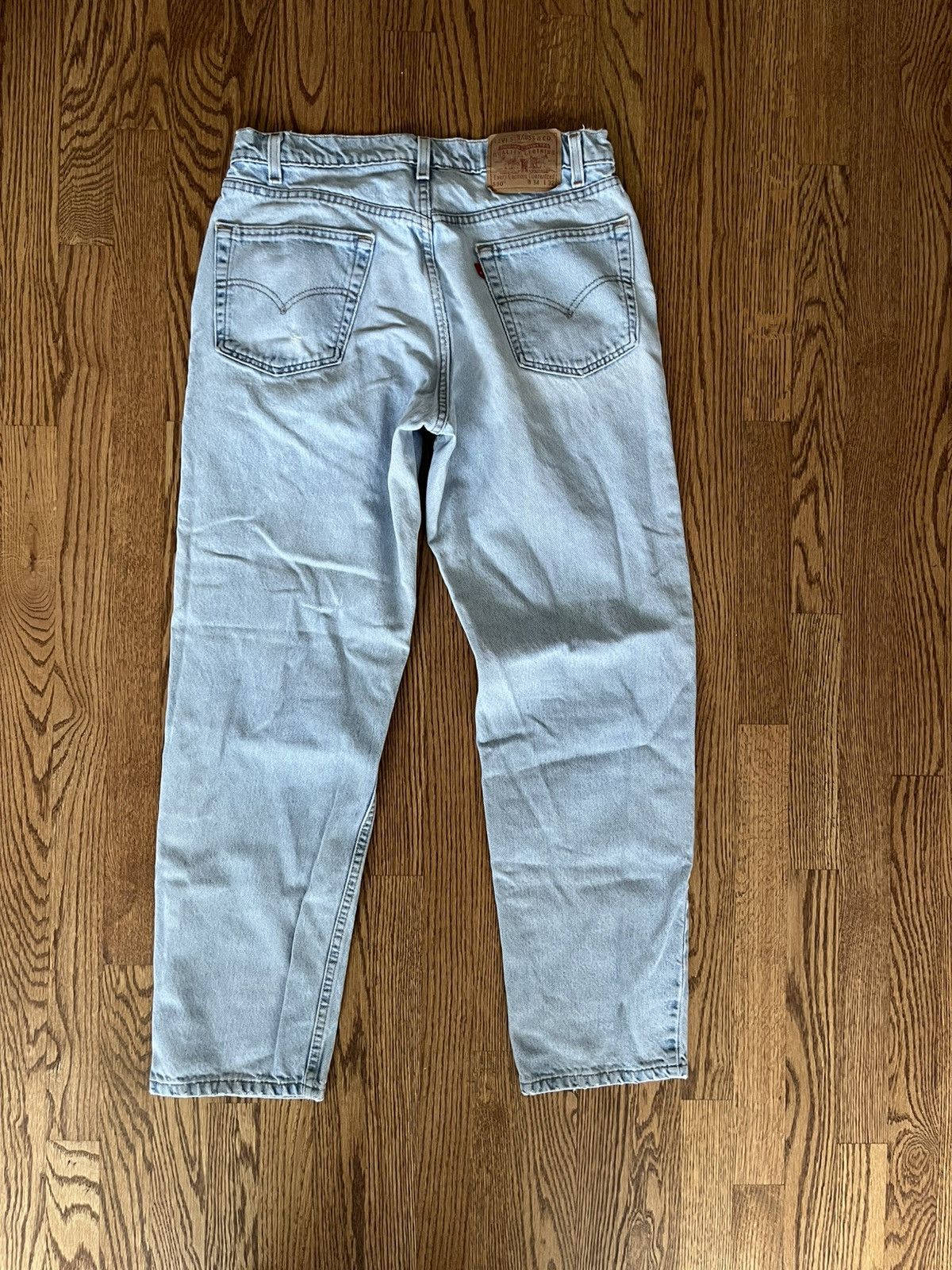 Levi's Levis 550 34 x 32 USA light 90s y2k baggy skate 00s Size US 34 / EU 50 - 2 Thumbnail