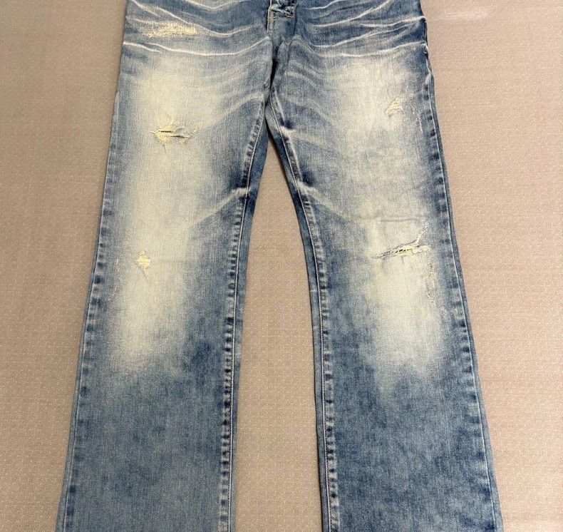 Yohji Yamamoto Vintage Style Light Wash Flare Jeans-2506 Size 30" / US 8 / IT 44 - 3 Thumbnail