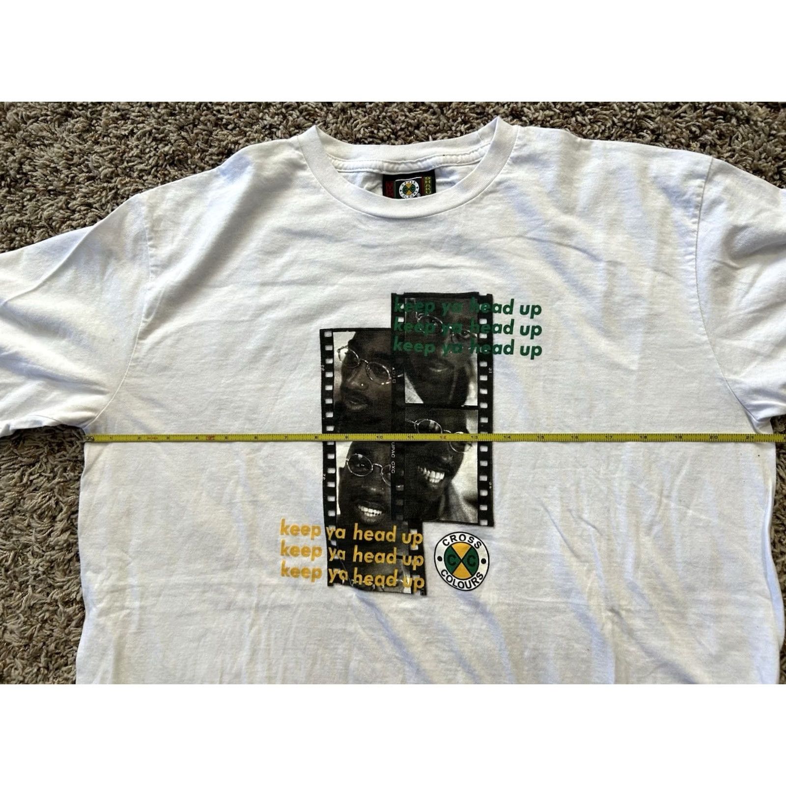 Vintage VTG Cross Colours Tupac Shakur Rap Music Shirt Men’s L Size US L / EU 52-54 / 3 - 7 Thumbnail