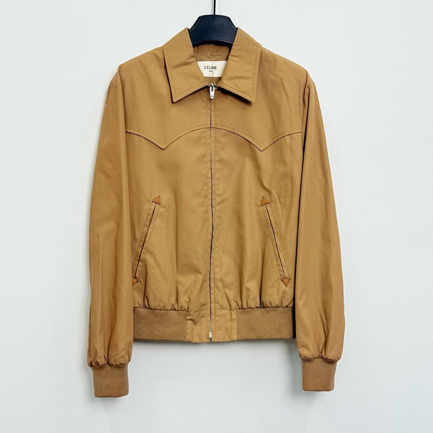 Celine Celine Brown Twill Jacket Size US S / EU 44-46 / 1 - 1 Thumbnail