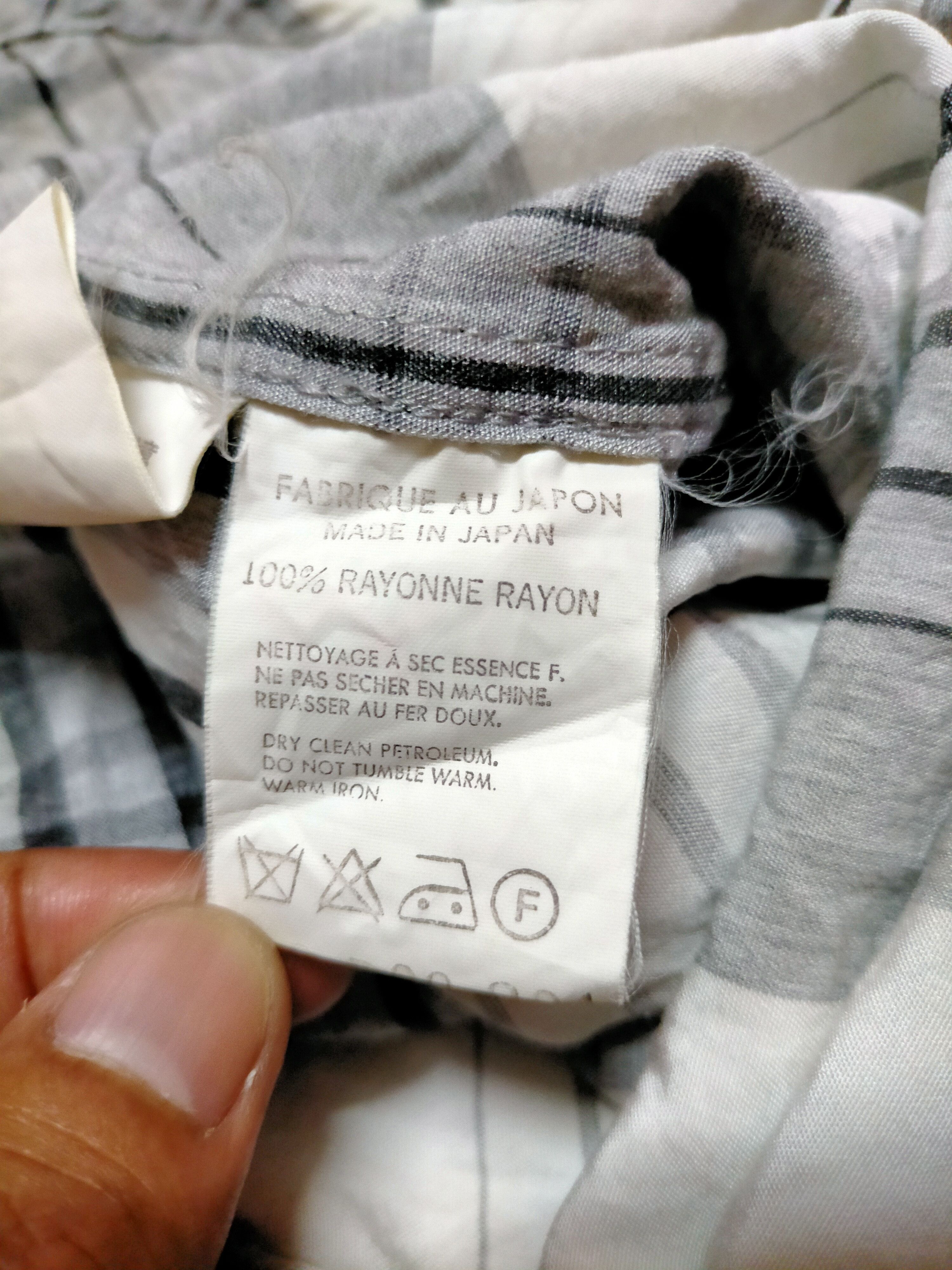 Yohji Yamamoto Vintage Y'S Yohji Yamamoto Rayonne Shirt Button Office Size US L / EU 52-54 / 3 - 10 Thumbnail