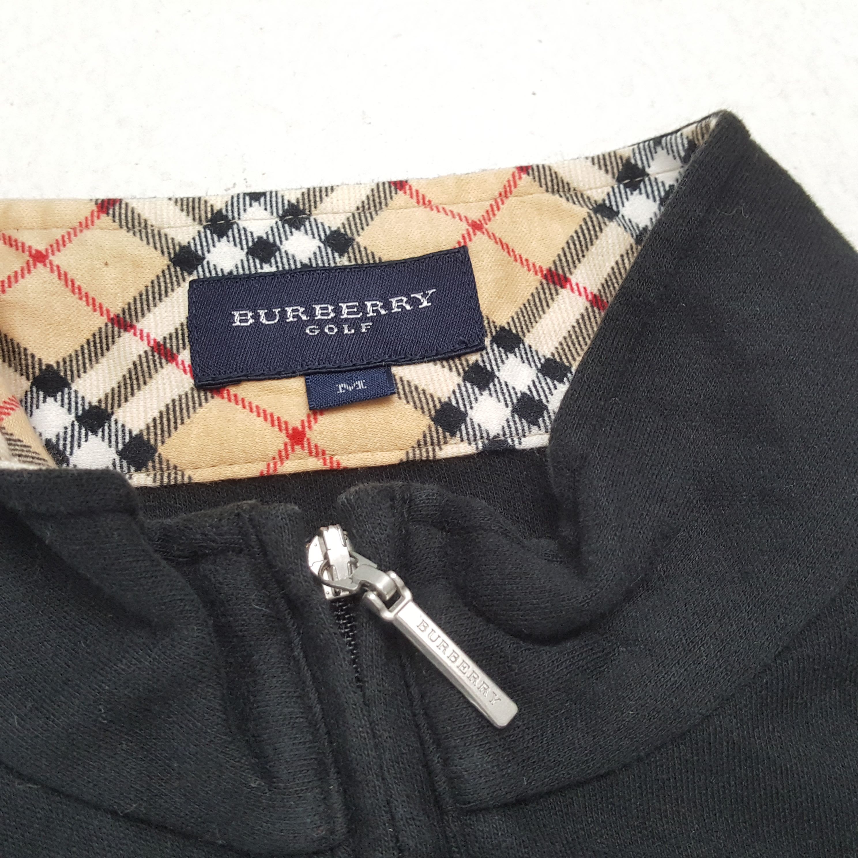 Burberry × Vintage Burberry Golf Small Logo Design Half Zipper Tshirt Size S / US 4 / IT 40 - 10 Thumbnail