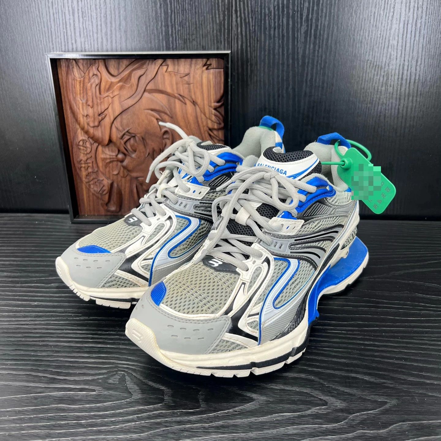 Balenciaga X-Pander Sneakers Blue Grey 39 EU (Worn Twice)