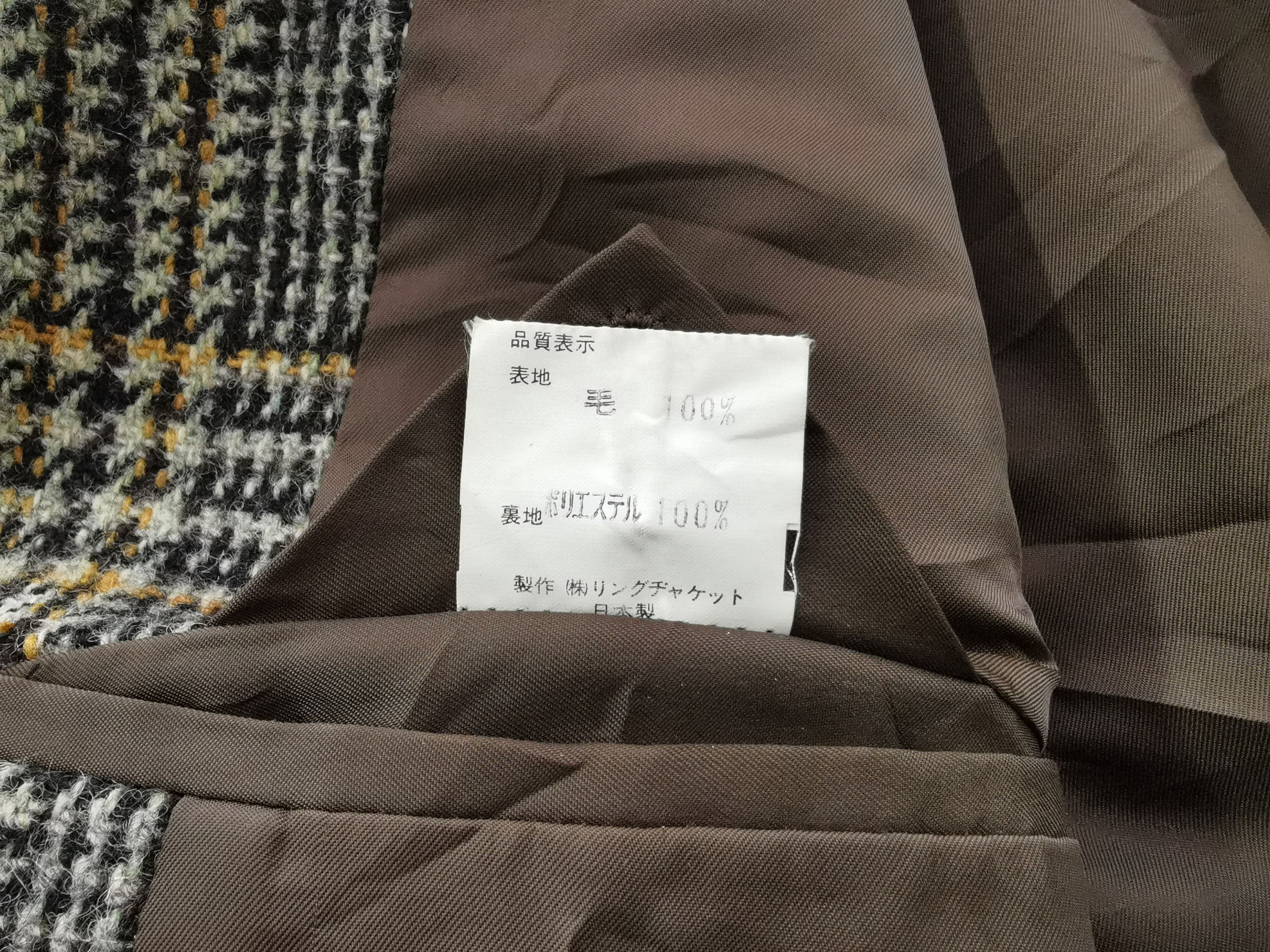 Harris Tweed Vintage 90's Harris Tweed Coat Wool Jacket Made In Japan Size US M / EU 48-50 / 2 - 6 Thumbnail